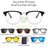 5 in 1 POLARIZED SUN GLASS